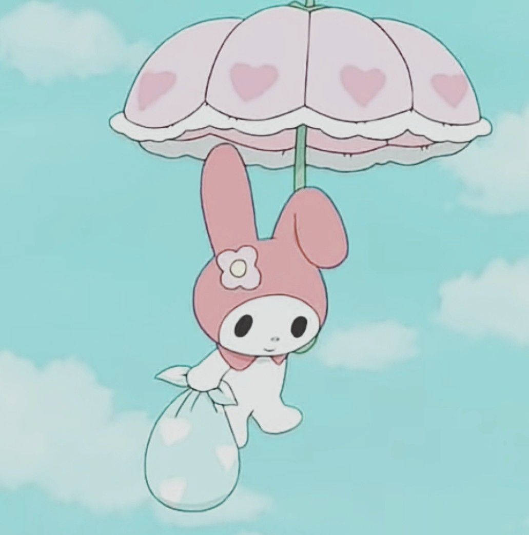 My Melody漂浮雨傘PFP