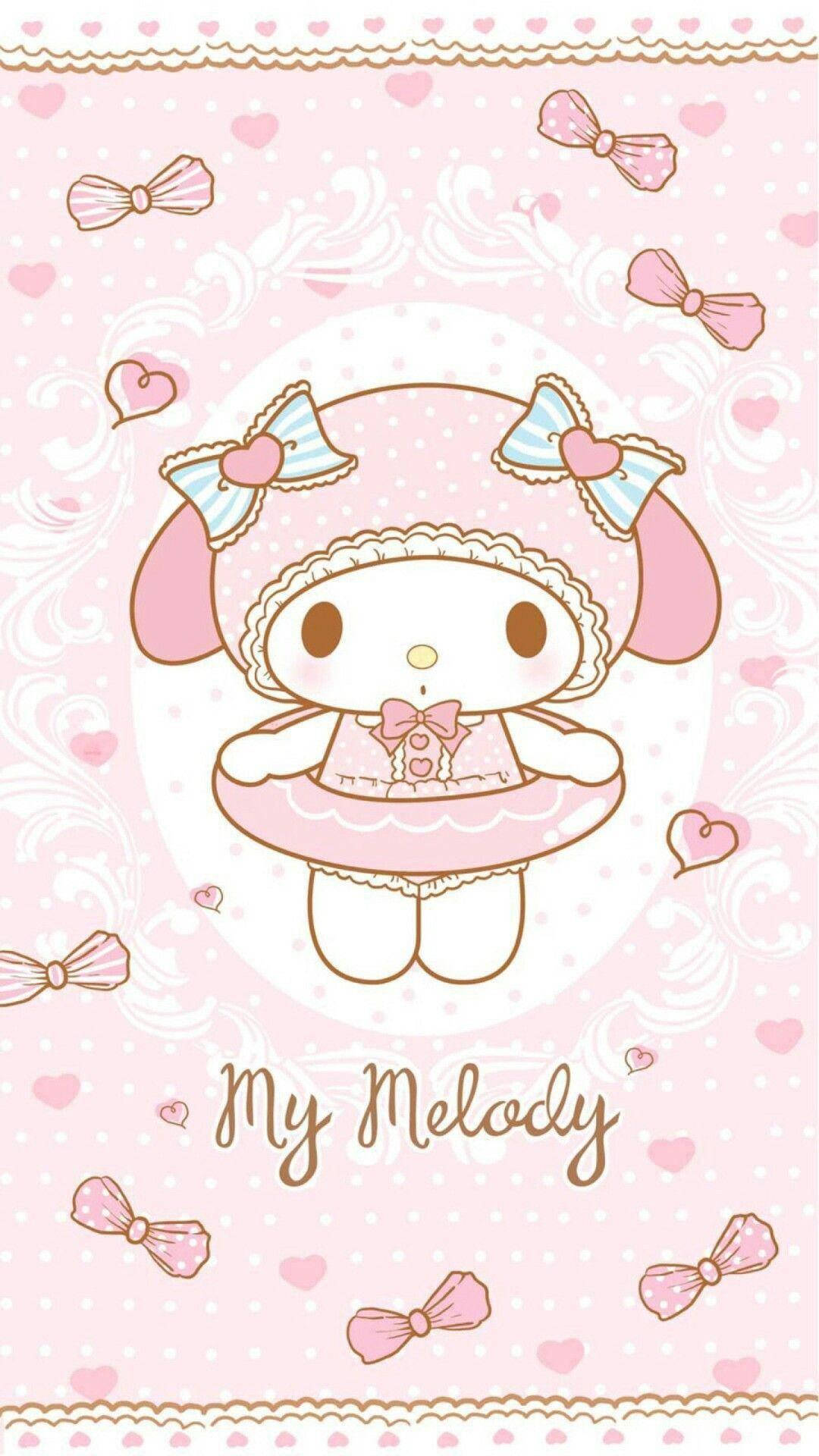 My Melody 穿泳衣壁紙