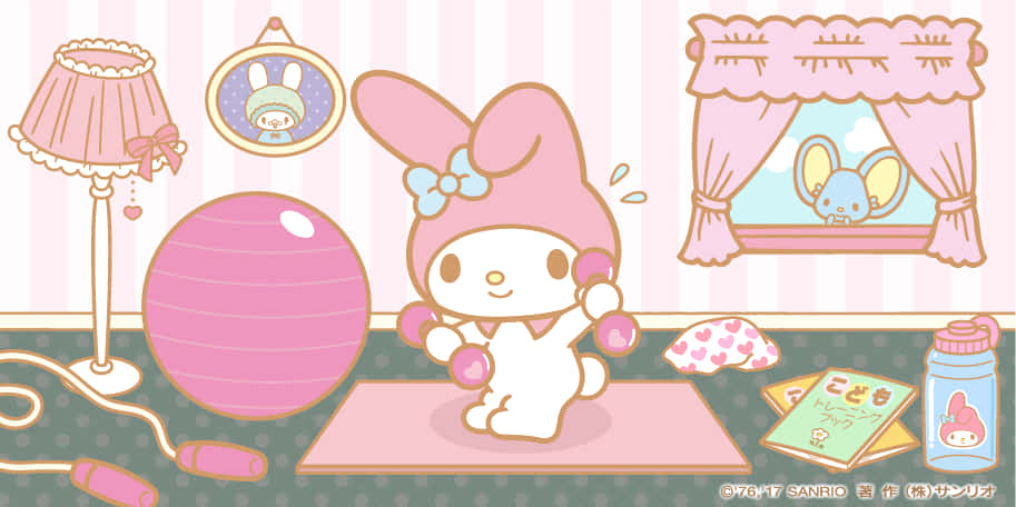 My Melody 玩樂可愛房間裝飾 壁紙
