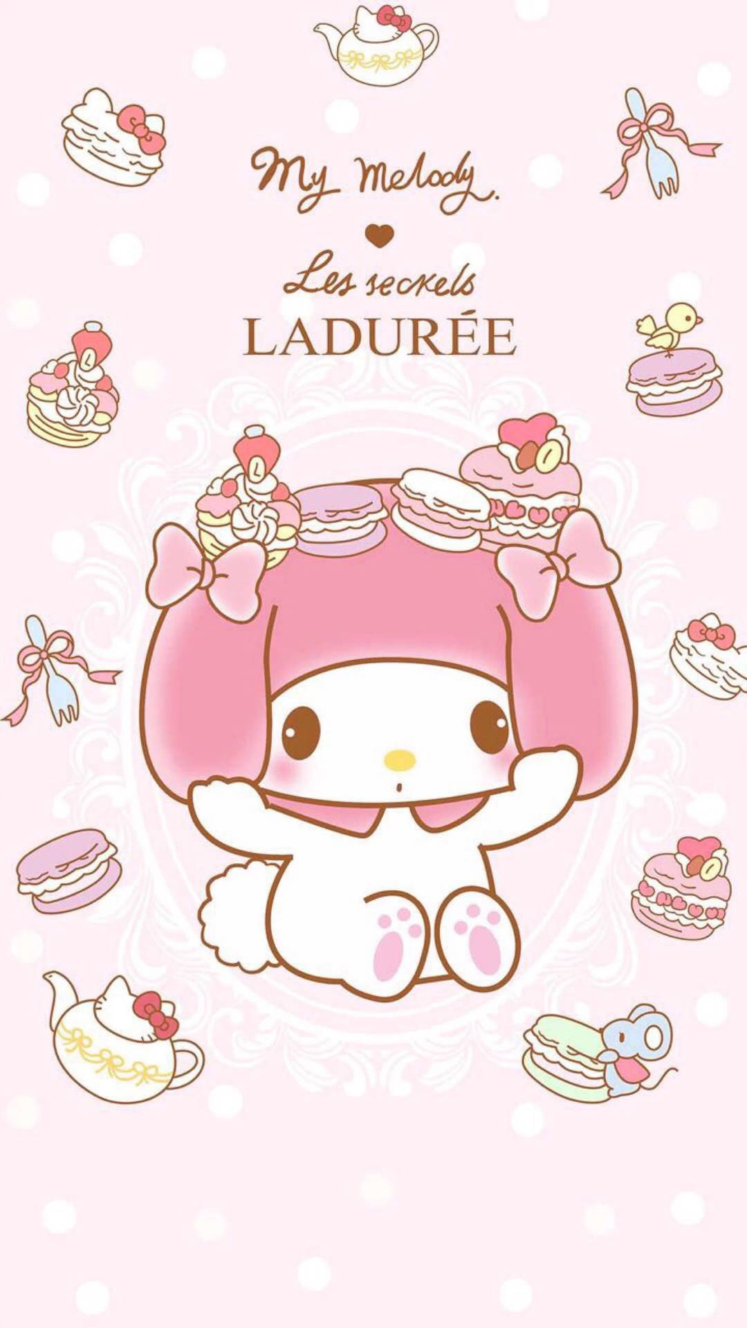 My Melody與Laduree壁紙
