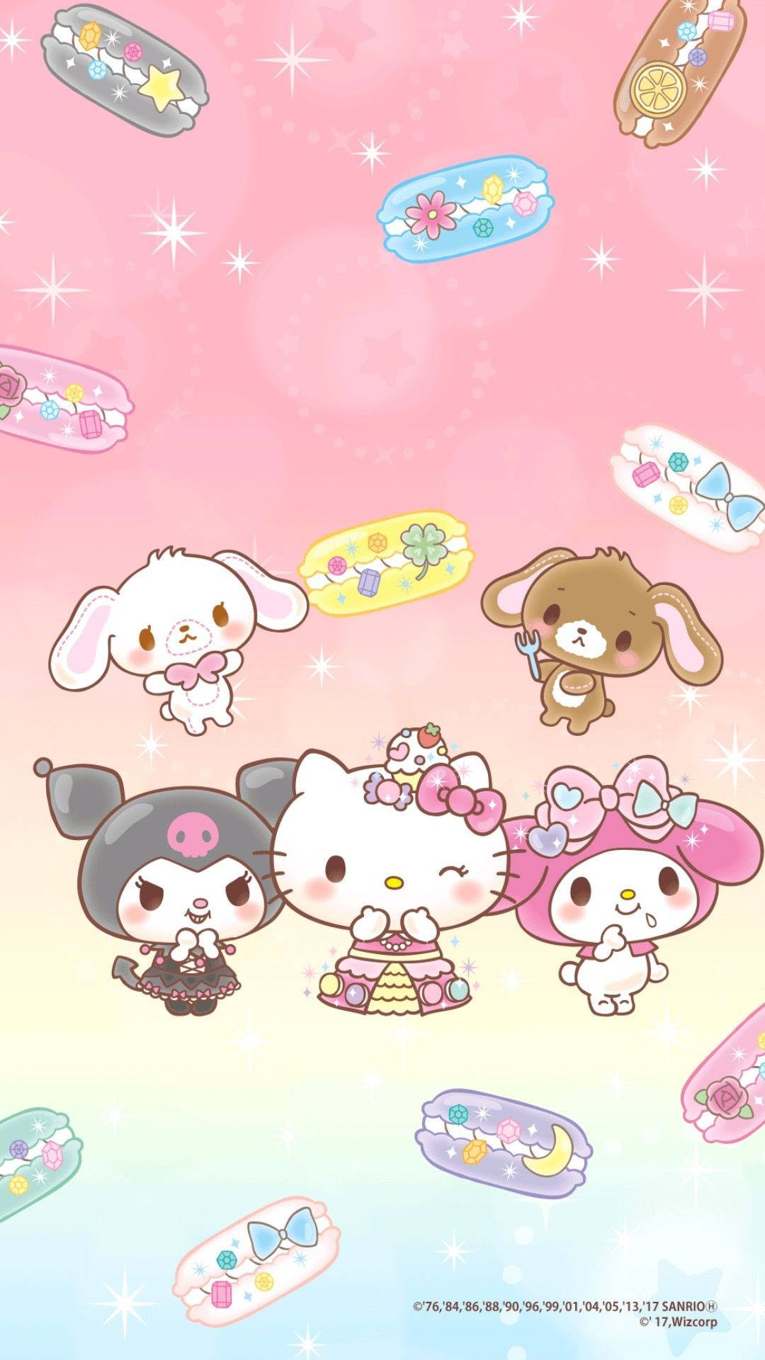 My Melody 與可愛朋友們壁紙