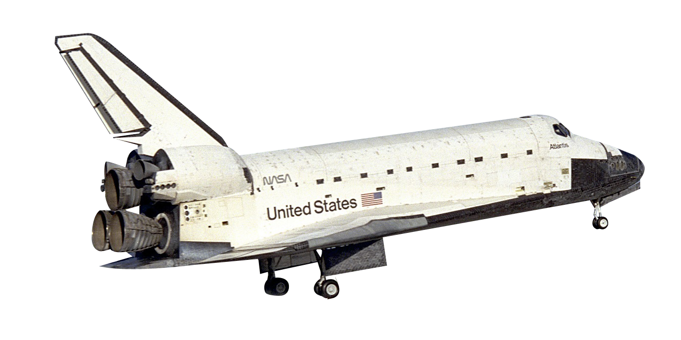NASA太空梭亞特蘭蒂斯號降落時起落架展開 壁紙