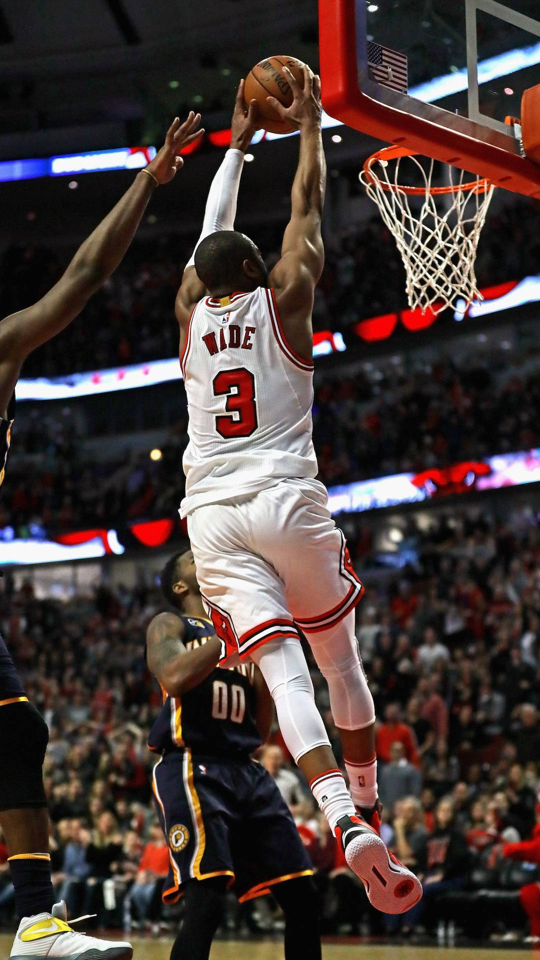NBA總決賽邁阿密熱火隊德懷恩·韋德灌籃 壁紙