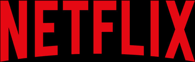 Netflix標誌紅色背景 壁紙 — 鮮紅色嘅Netflix標誌喺純黑色背景上顯得格外突出。