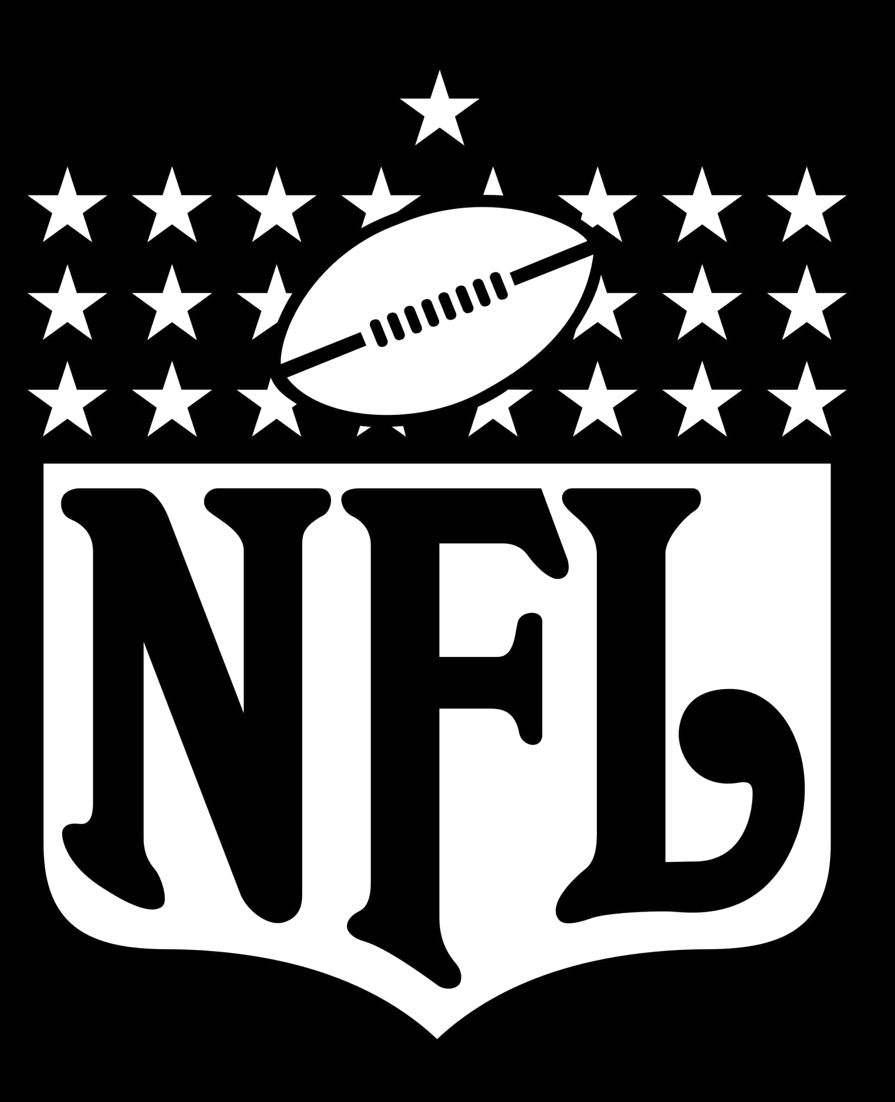 NFL標誌黑白版 壁紙