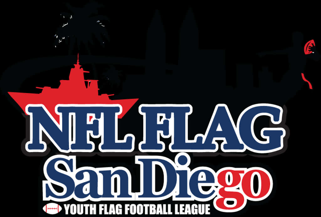 NFL 旗幟聖地牙哥青少年足球聯賽標誌 壁紙