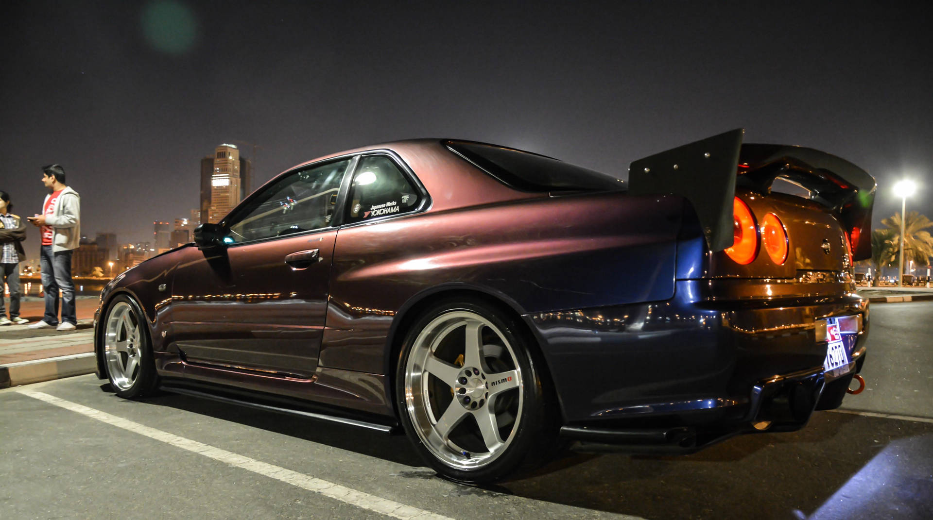 日產Skyline GTR R33 金屬古銅色壁紙