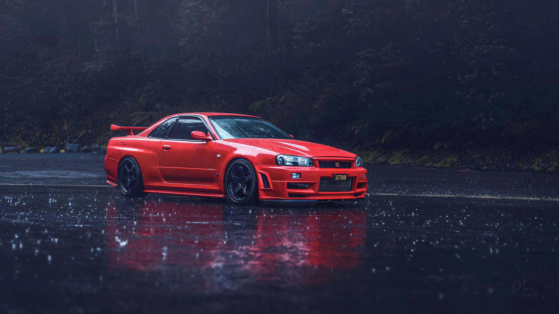 車輛 日產Skyline GT-R 日產 高畫質壁紙 背景圖像