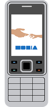 Nokia 手機握手圖形 壁紙