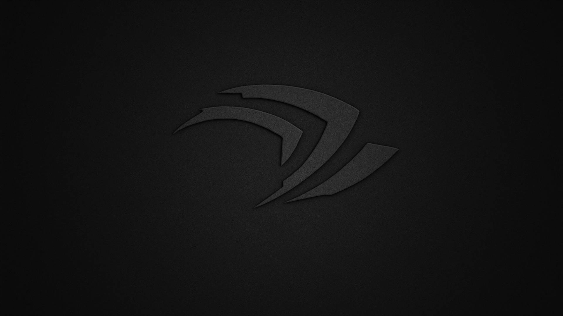 深色紋理背景上的NVIDIA標誌