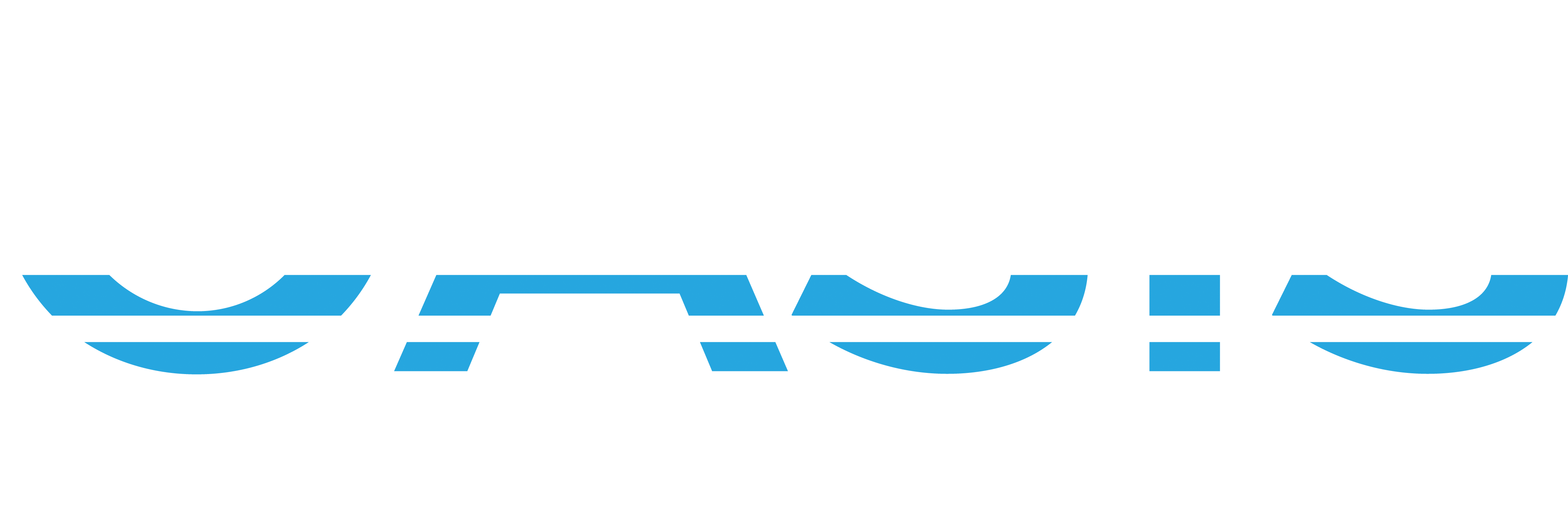 OASIS教會標誌 壁紙 — 黑色背景上，文字下方帶有風格化水波的粗體白色和藍色 'OASIS CHURCH' 標誌。