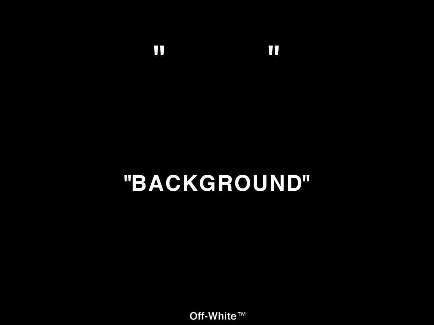 Off White Logo 背景 壁紙