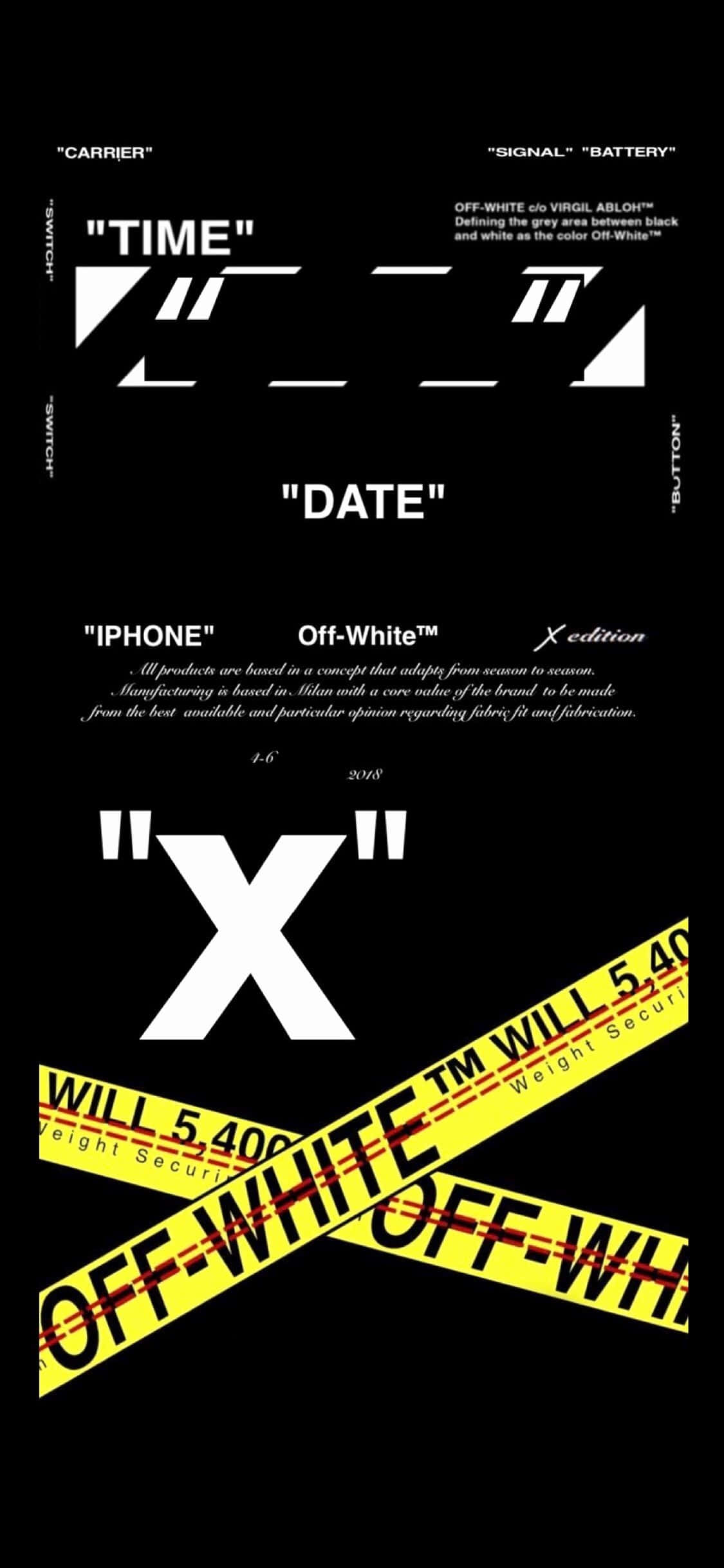 Off White 標誌背景 壁紙