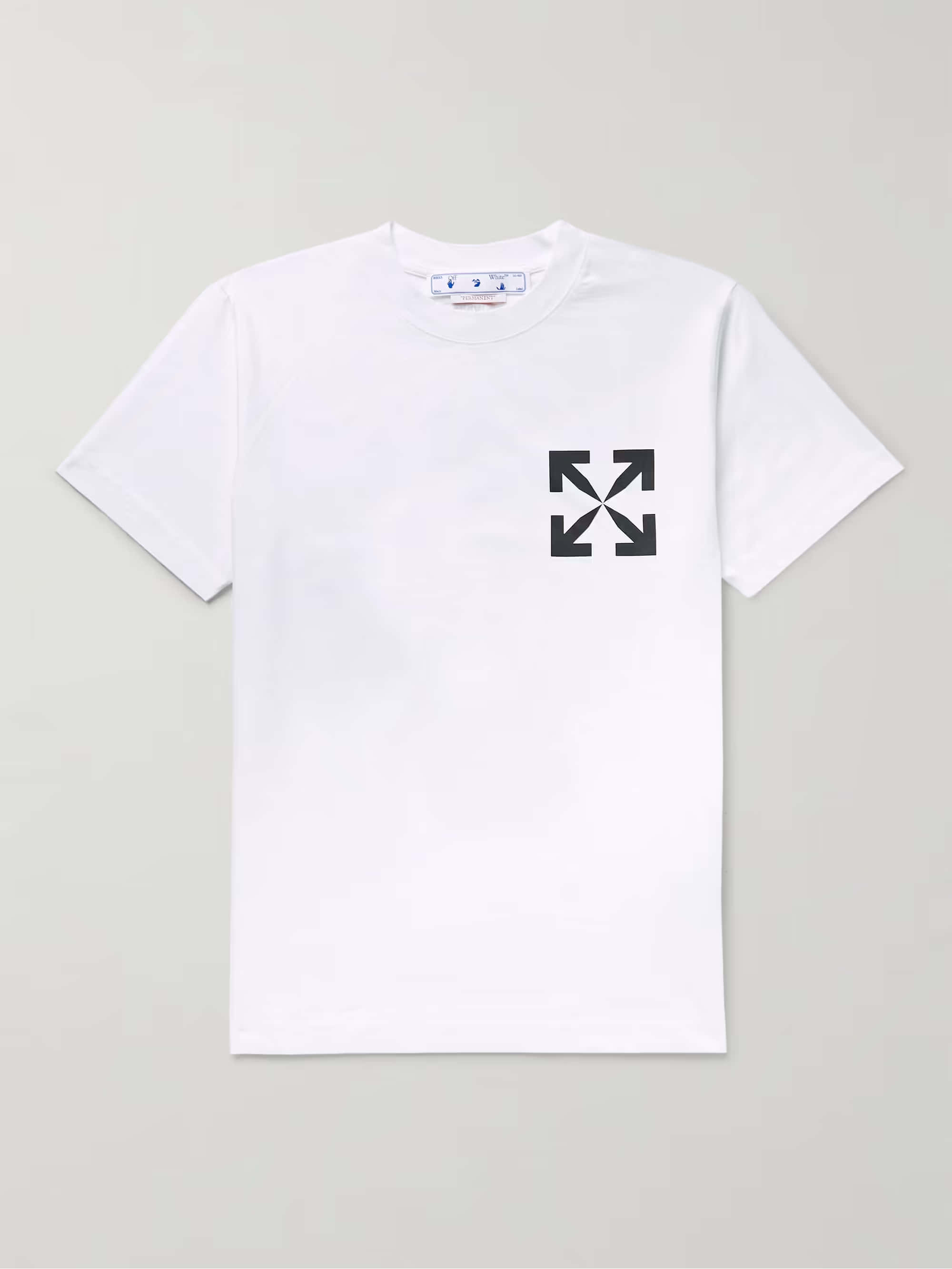 Off-White 箭頭棉質 T 恤 壁紙
