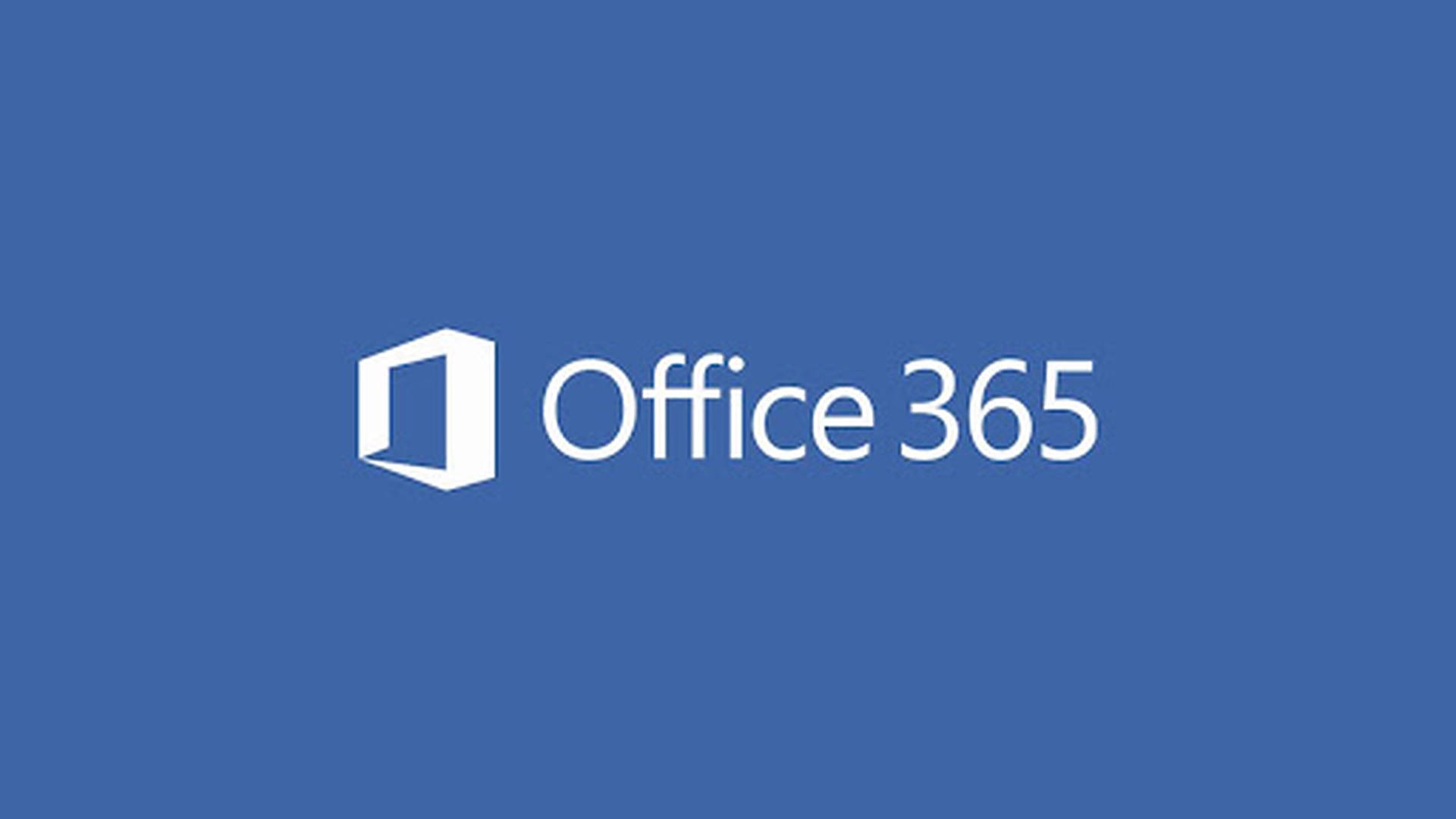 藍色背景上的 Office 365 標誌