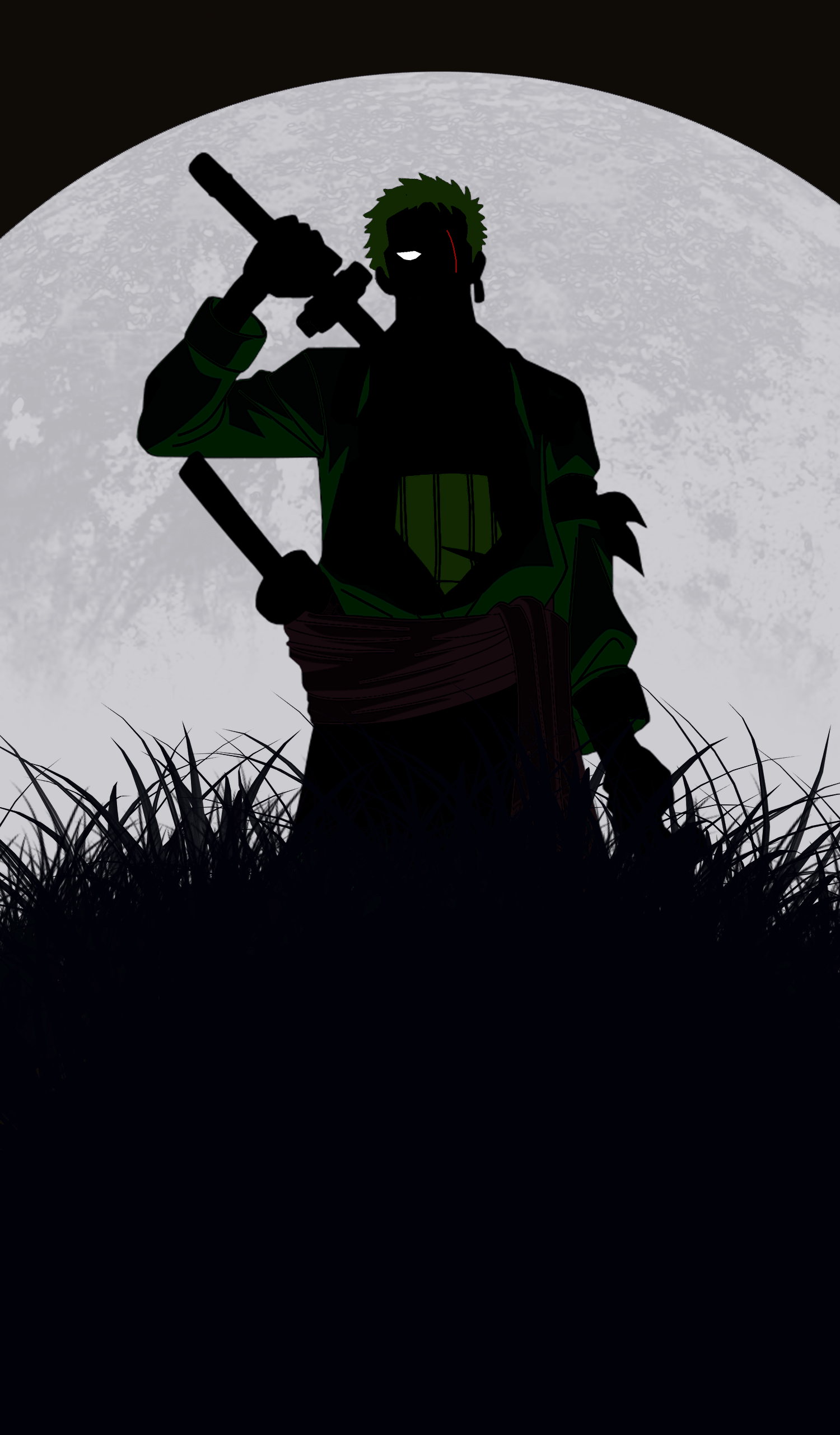 《One Piece》著名劍士索隆的強悍插畫 壁紙