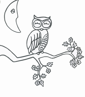 Owlon 分支線藝術圖案