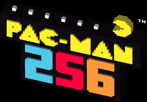 Pac-Man 256 標誌 壁紙