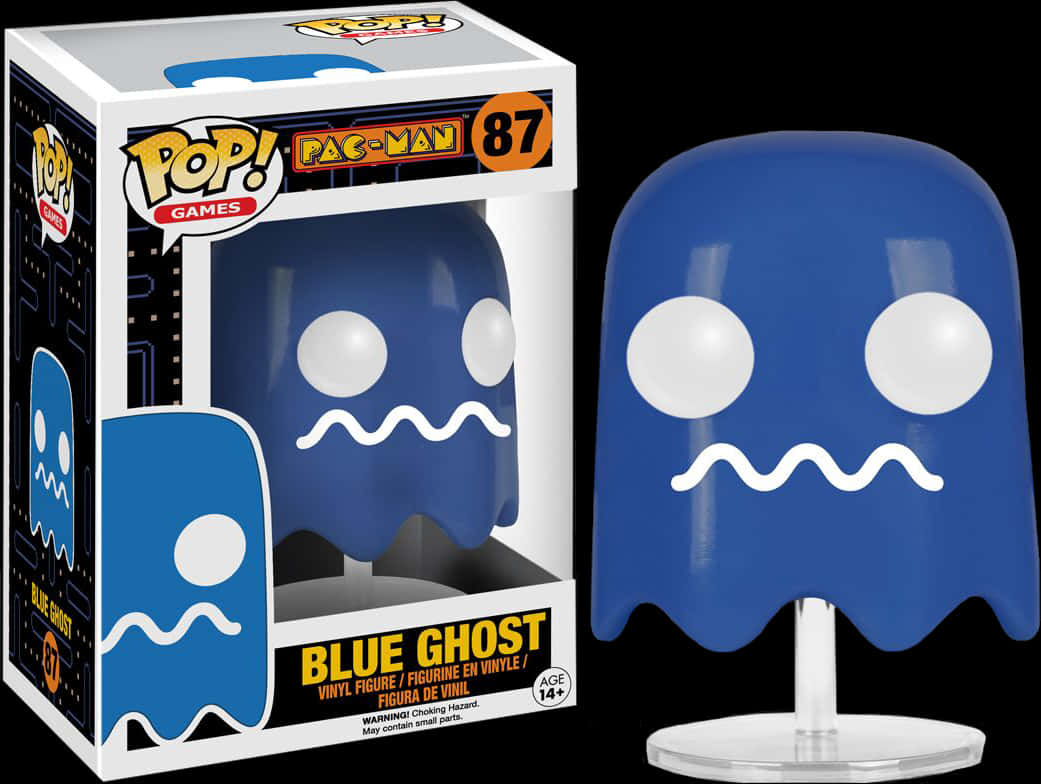 Pac Man 藍色鬼魂 Funko Pop 壁紙