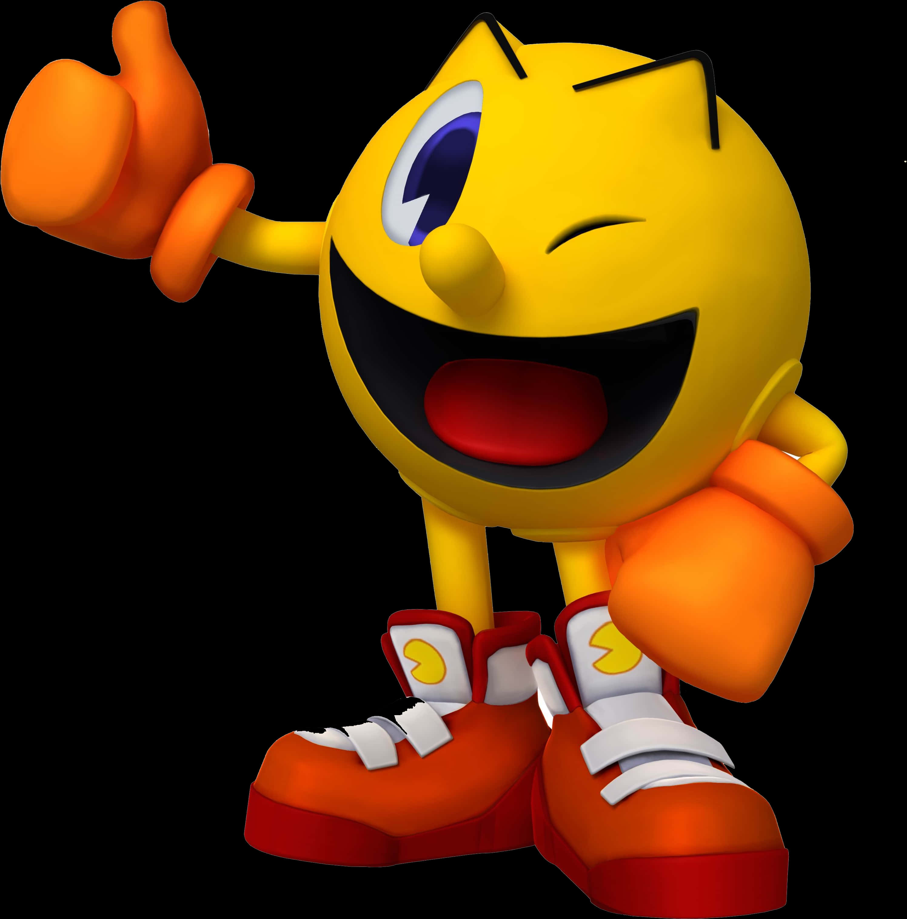 Pacman 豎起拇指角色 壁紙