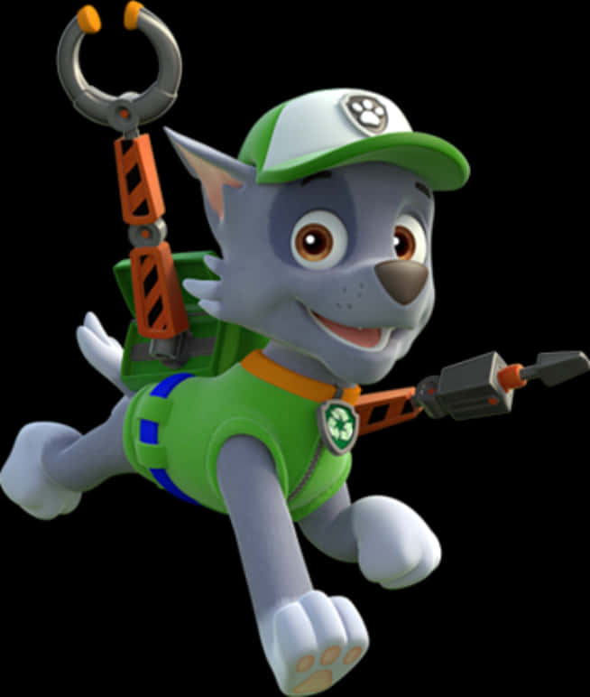 Paw Patrol Rocky 動作姿勢 壁紙