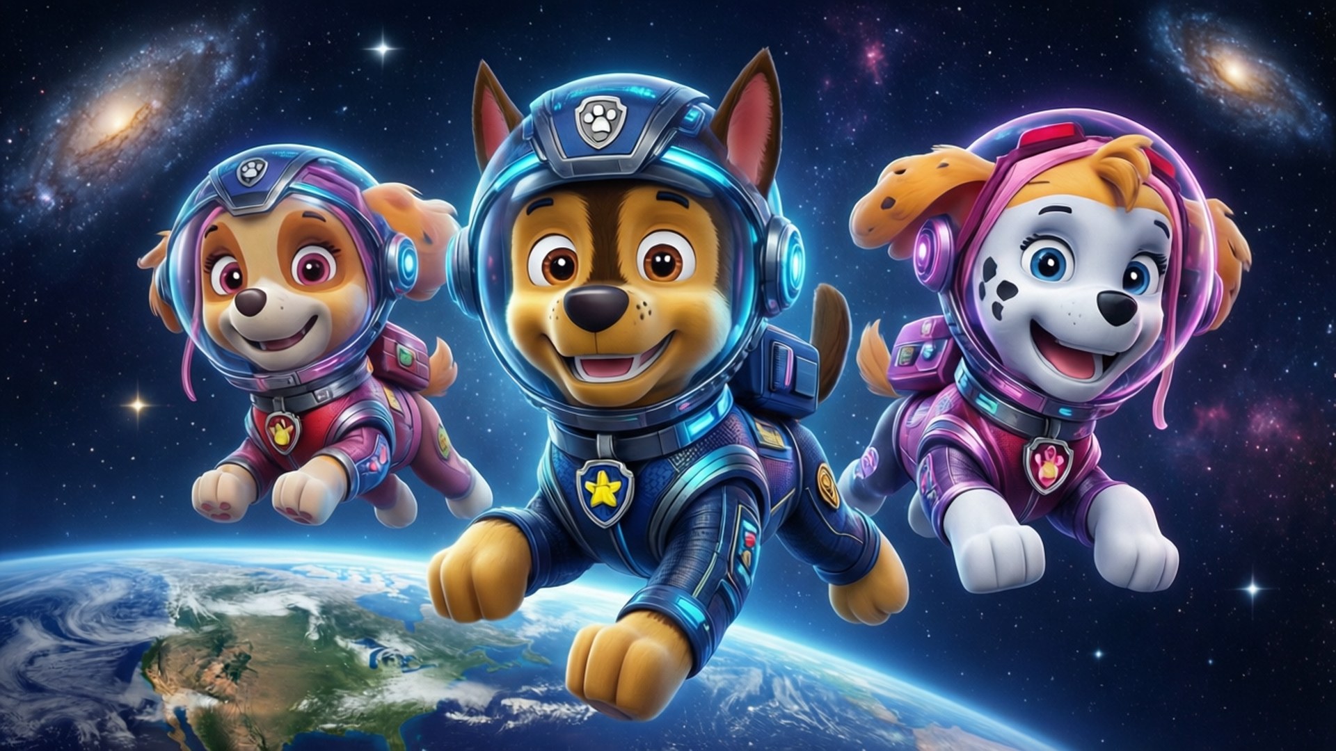 Paw Patrol 太空任務 壁紙