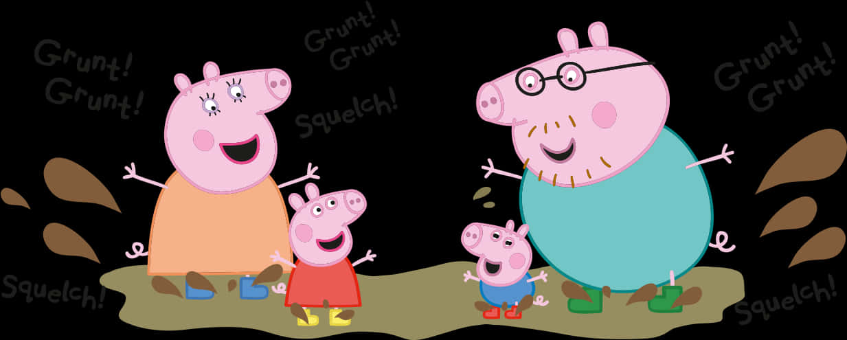 Peppa Pig 家庭泥濘大冒險 壁紙