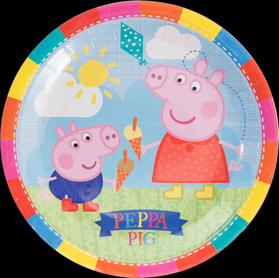 Peppa Pig 陽光派對餐碟 壁紙