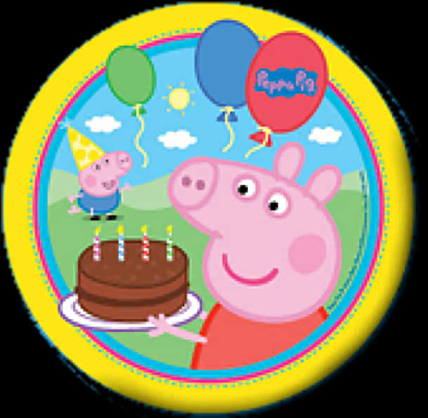 Peppa Pig 生日慶祝 壁紙
