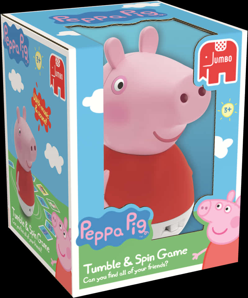 Peppa Pig 翻滾旋轉遊戲盒 壁紙