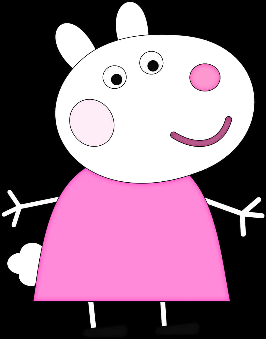 Peppa Pig 角色插畫 壁紙