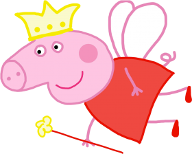 Peppa Pig 仙女公主卡通 壁紙