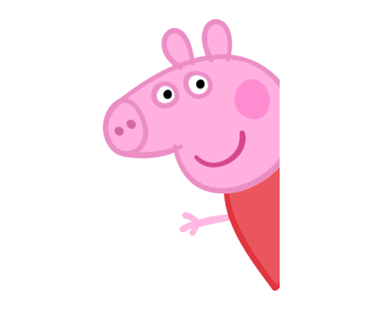 Peppa Pig微笑肖像 壁紙