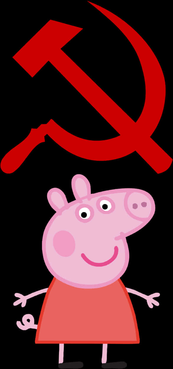 Peppa Pig 蘇聯標誌背景 壁紙