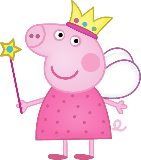 Peppa Pig 仙子公主服飾 壁紙