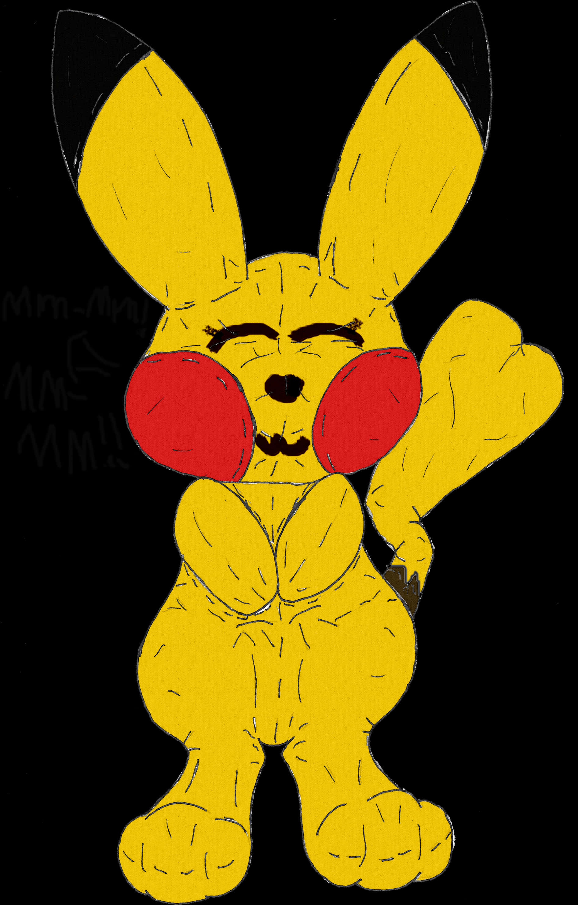 手繪Pikachu藝術 壁紙