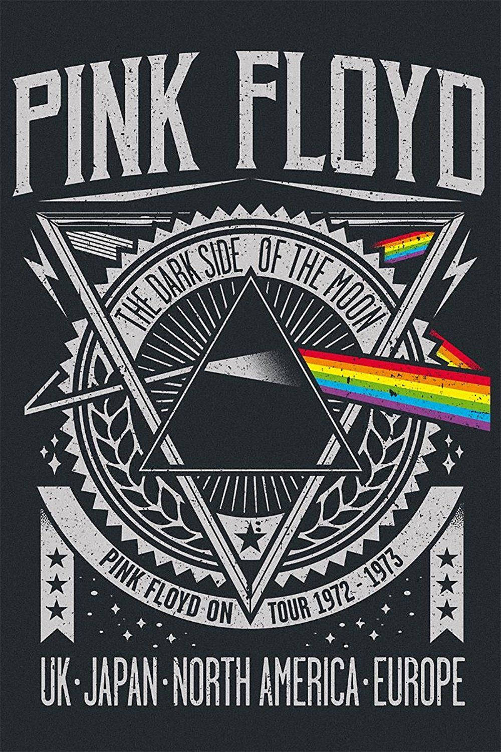 Pink Floyd巡迴海報 The Dark Side of the Moon 1972-1973