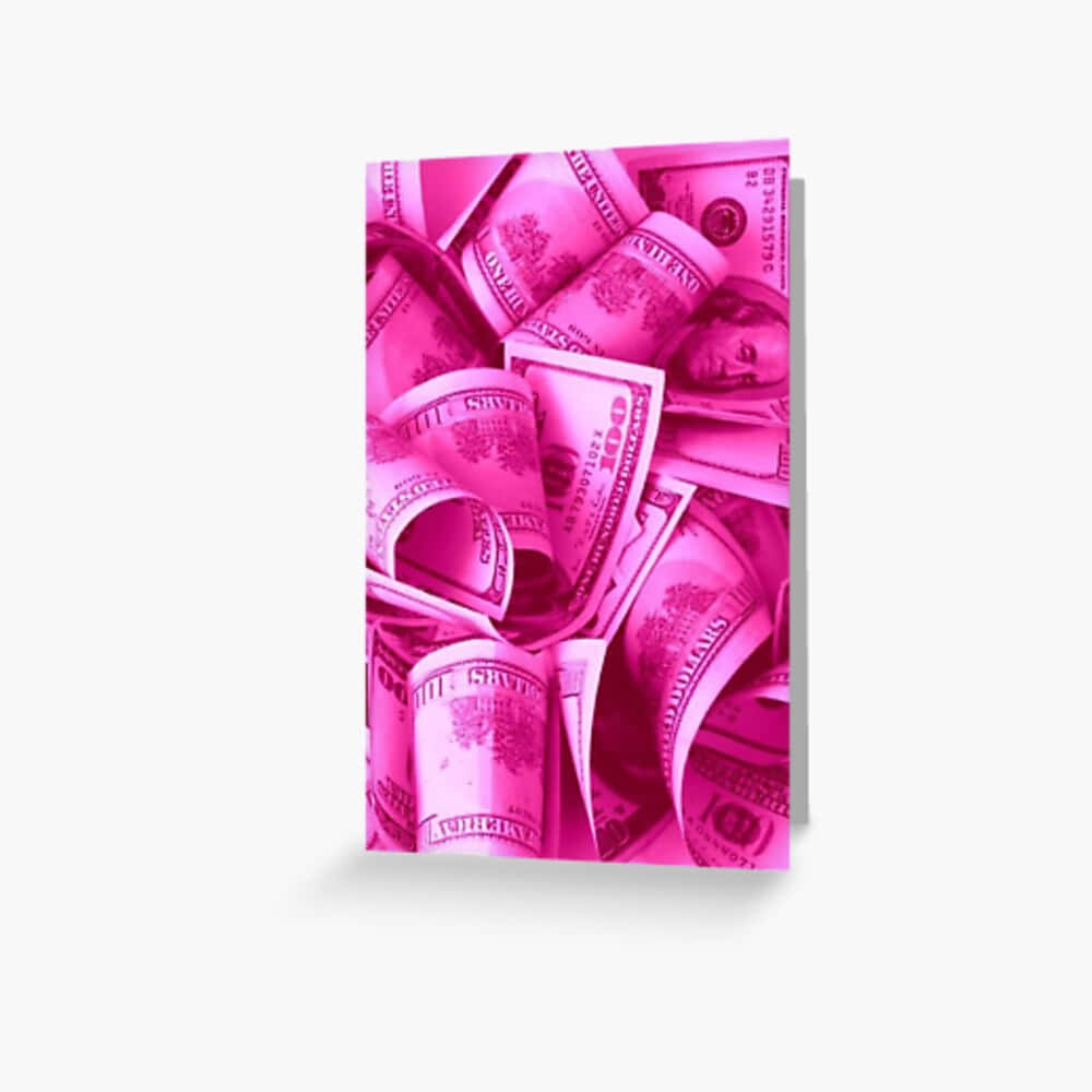 Pink Money — 粉紅色心形動圖 壁紙