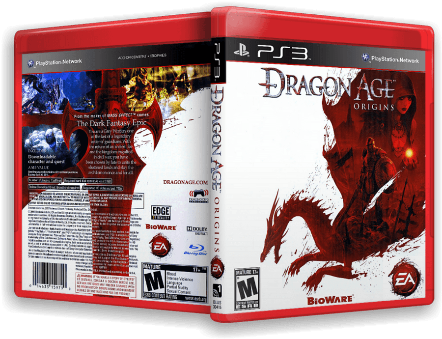 龍騰世紀：起源 PlayStation 3 遊戲封面 壁紙