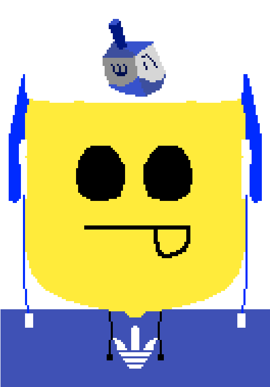 像素化黃色角色.PNG 壁紙