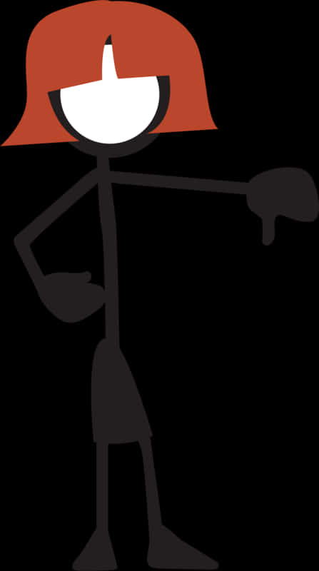 紅髮火柴人.PNG 壁紙