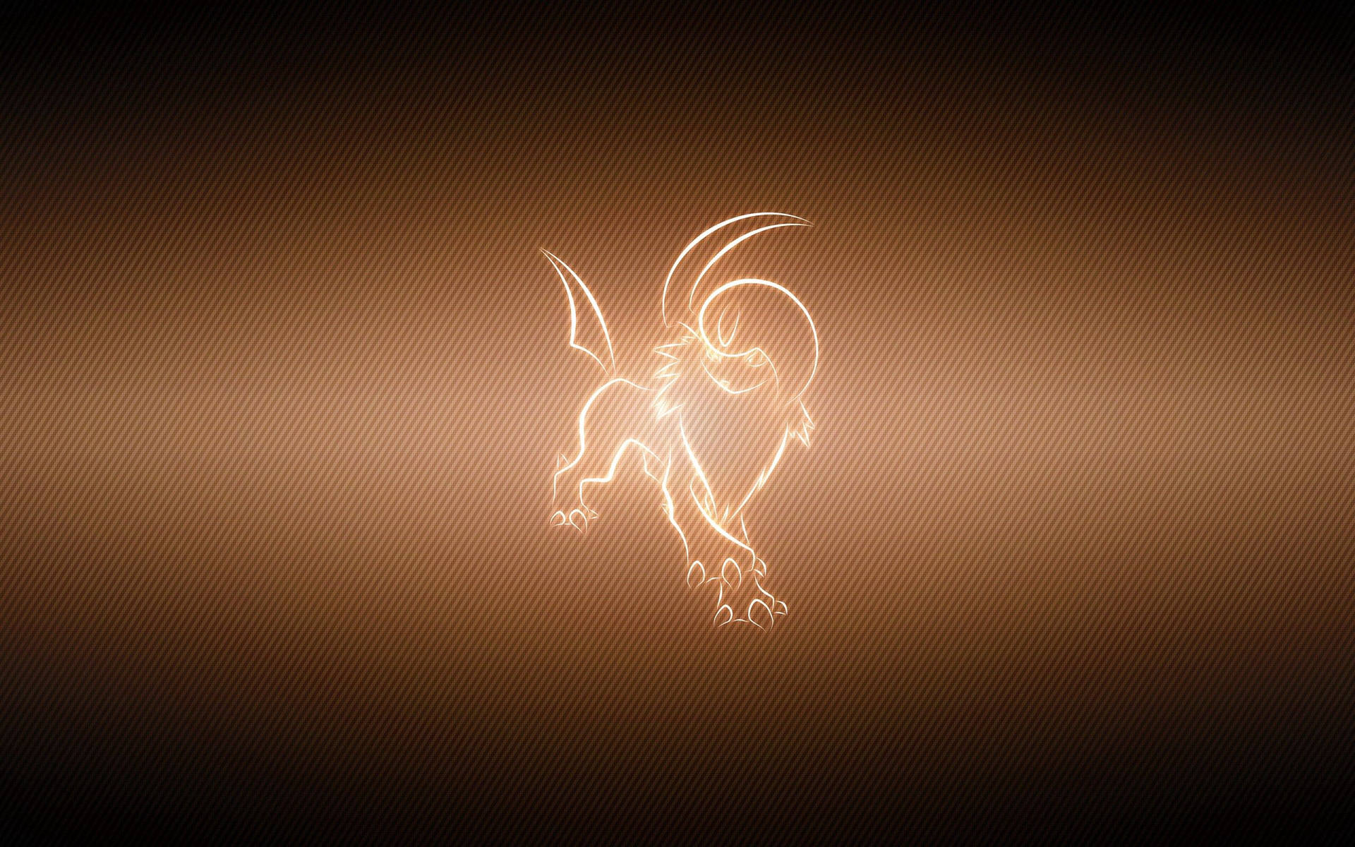 發光桃色站立的寶可夢 Absol