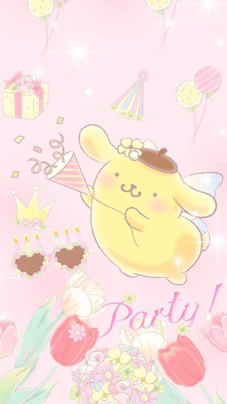 Pompompurin 桑利歐手機高清壁紙