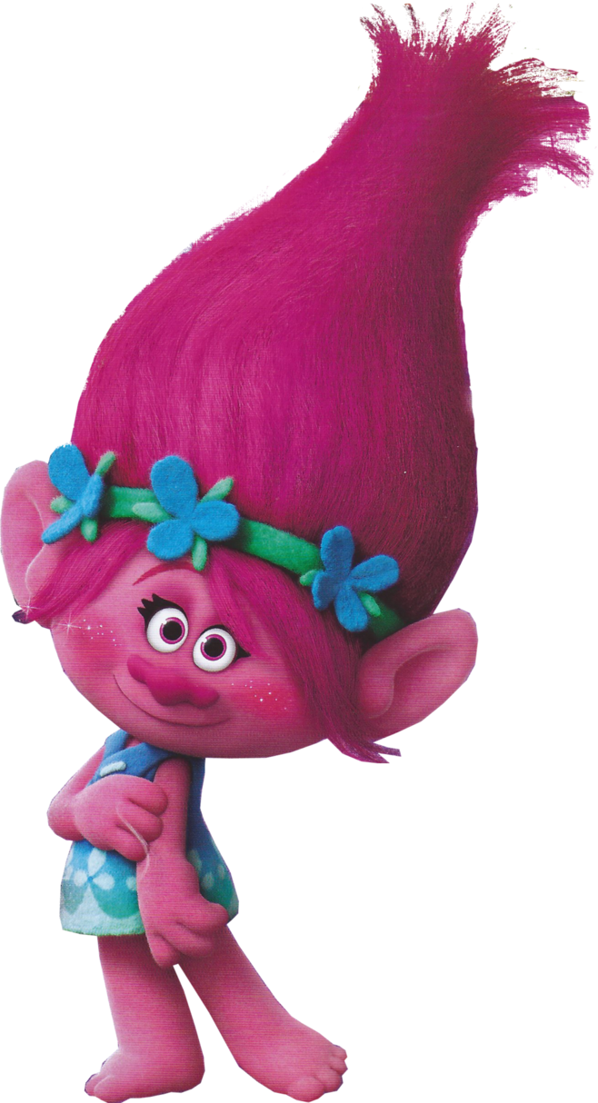 Poppy Trolls 角色姿勢 壁紙
