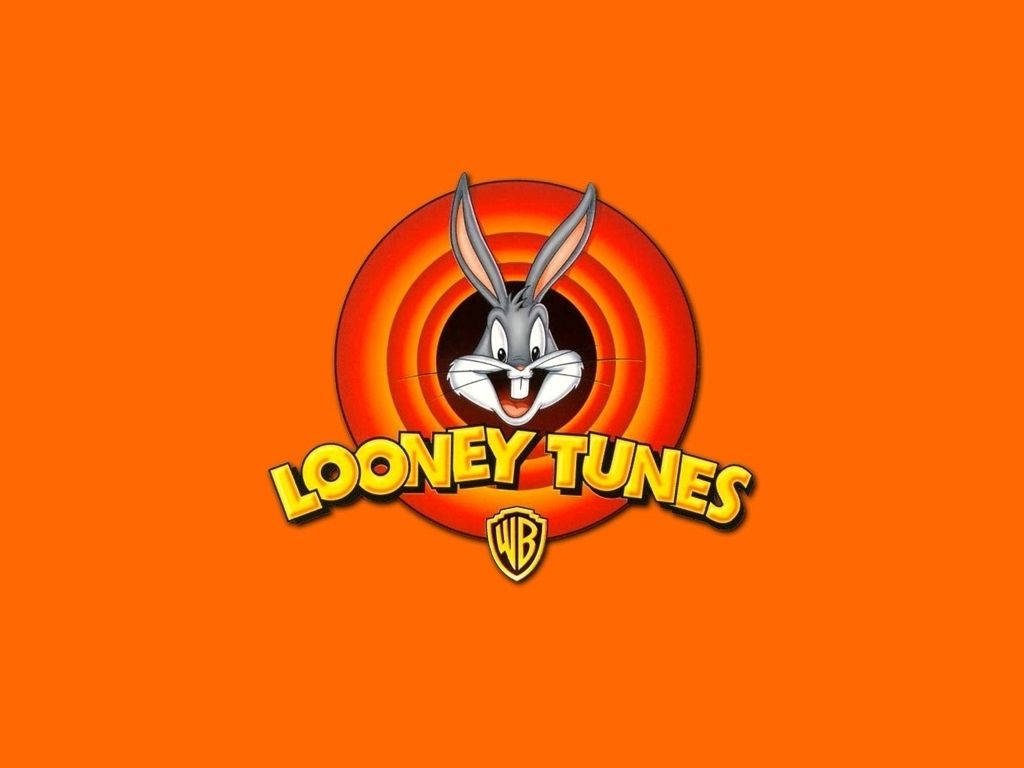 賓尼兔卡通標誌，橙色背景上有「Looney Tunes」文字。