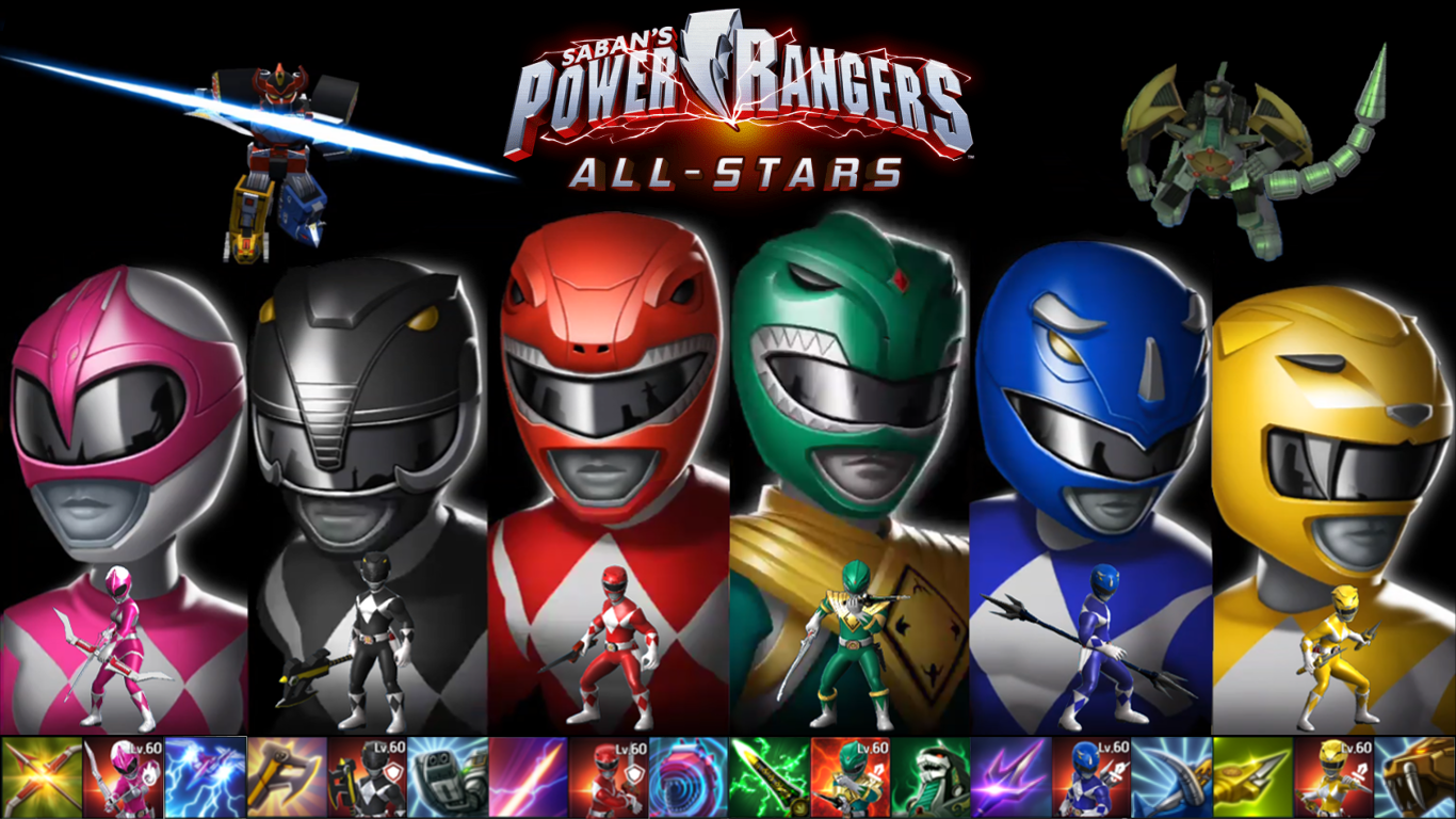 Power Rangers 集合！ 壁紙