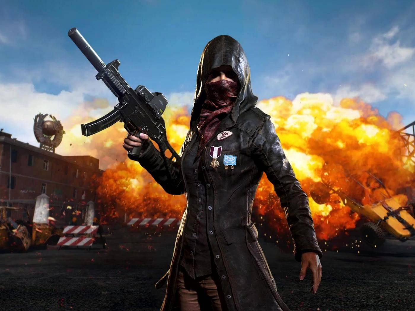 PUBG 全螢幕玩家爆炸場景