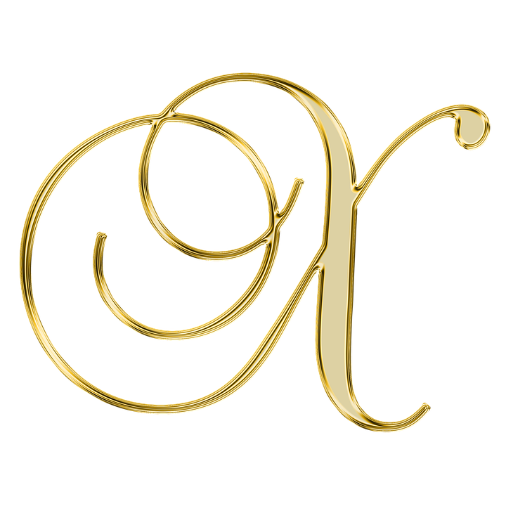 金色字母Q設計 壁紙