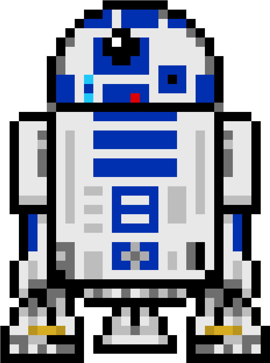 R2-D2 星際大戰像素藝術 壁紙