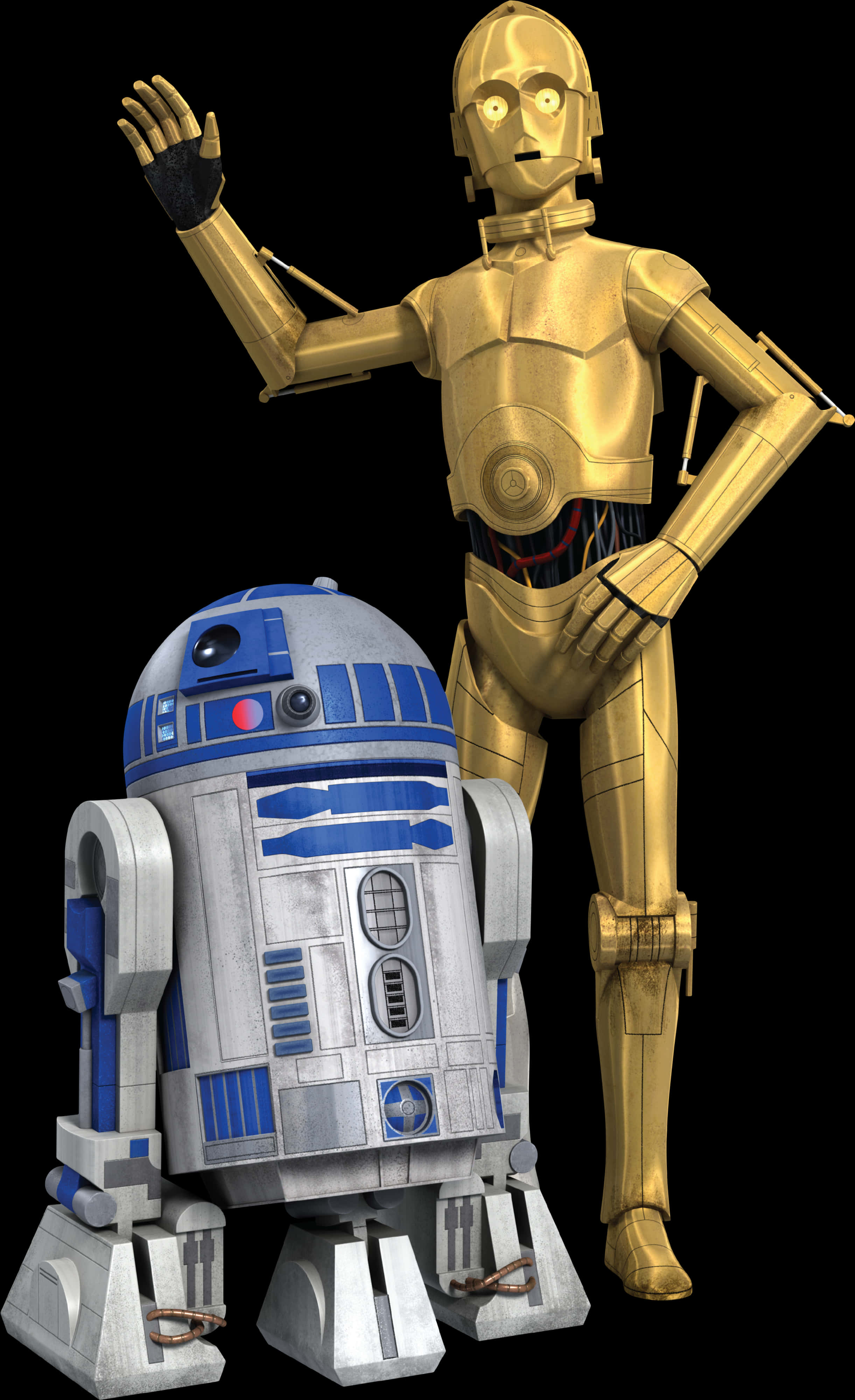 R2-D2 與 C-3PO 星戰機械人 壁紙
